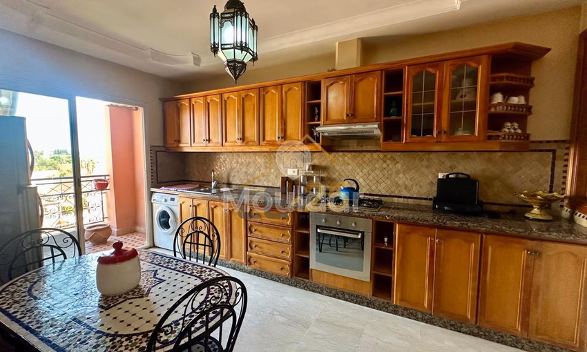 Apartement à Louer à Marrakech: 3 Chambres, Balcon & Sécurité Apartement à Louer à Marrakech: 3 Chambres, Balcon & Sécurité