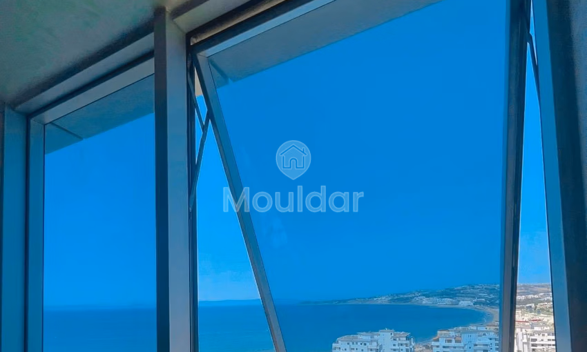 شقة عطلة في طنجة: إطلالة على البحر، غرفتان، راحة شقة عطلة في طنجة: إطلالة على البحر، غرفتان، راحة