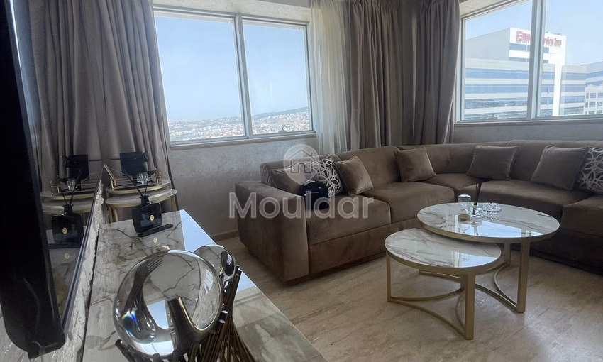 شقة عطلة في طنجة: إطلالة على البحر، غرفتان، راحة شقة عطلة في طنجة: إطلالة على البحر، غرفتان، راحة