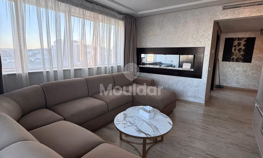 شقة عطلة في طنجة: إطلالة على البحر، غرفتان، راحة شقة عطلة في طنجة: إطلالة على البحر، غرفتان، راحة