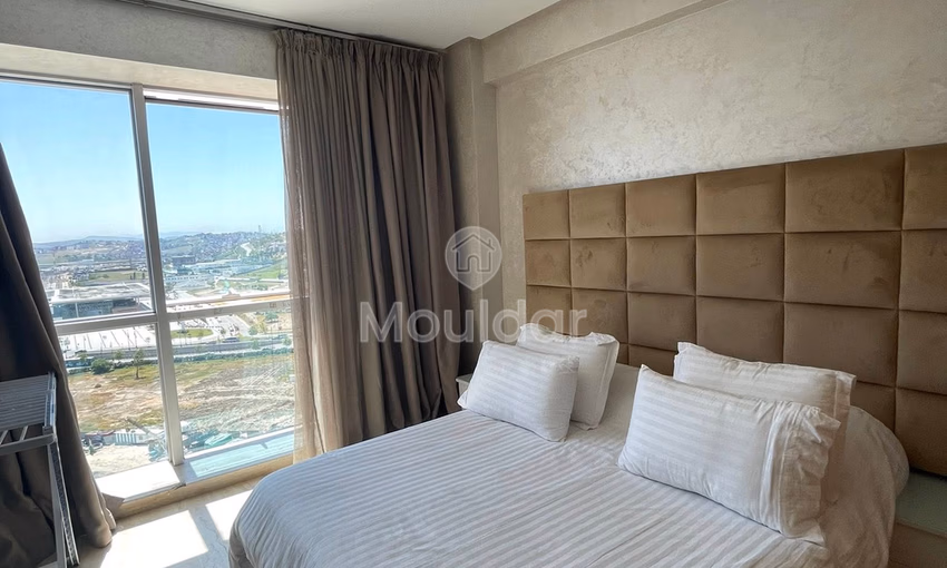 شقة عطلة في طنجة: إطلالة على البحر، غرفتان، راحة شقة عطلة في طنجة: إطلالة على البحر، غرفتان، راحة