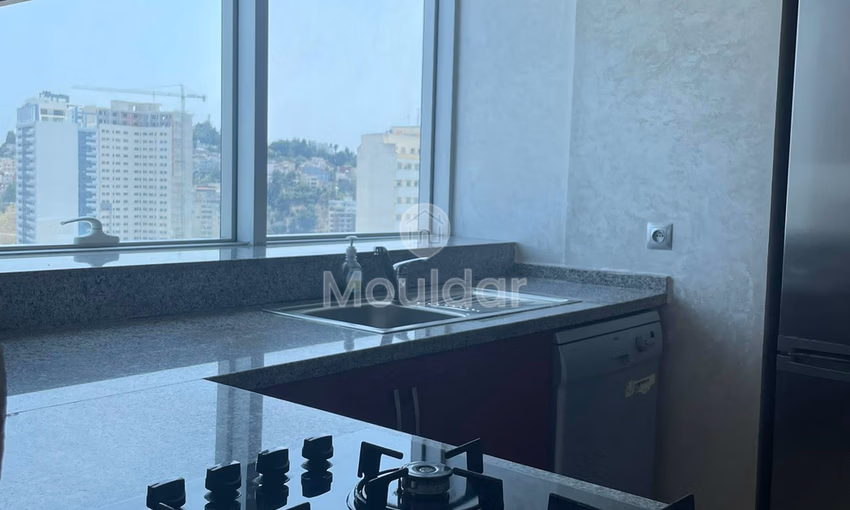 شقة عطلة في طنجة: إطلالة على البحر، غرفتان، راحة شقة عطلة في طنجة: إطلالة على البحر، غرفتان، راحة