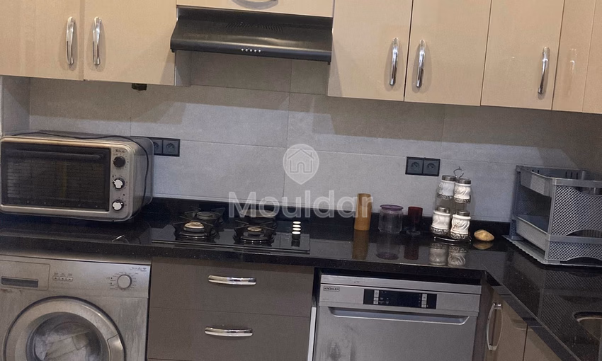 شقة غرفتي نوم للإيجار في طنجة - مرجان مع شرفة شقة غرفتي نوم للإيجار في طنجة - مرجان مع شرفة