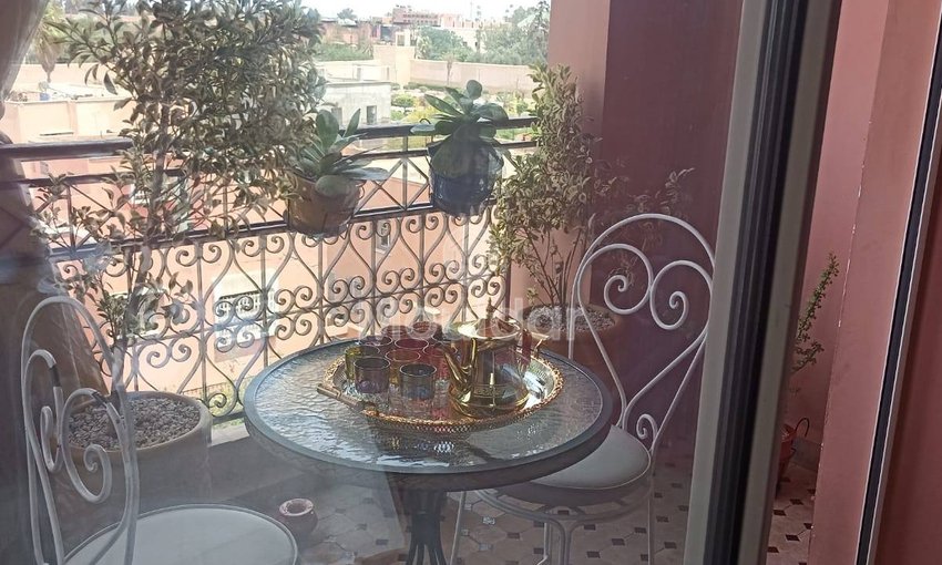 Wunderschöne 3-Zimmer-Wohnung zu vermieten in Marrakesch Hivernage - view 17