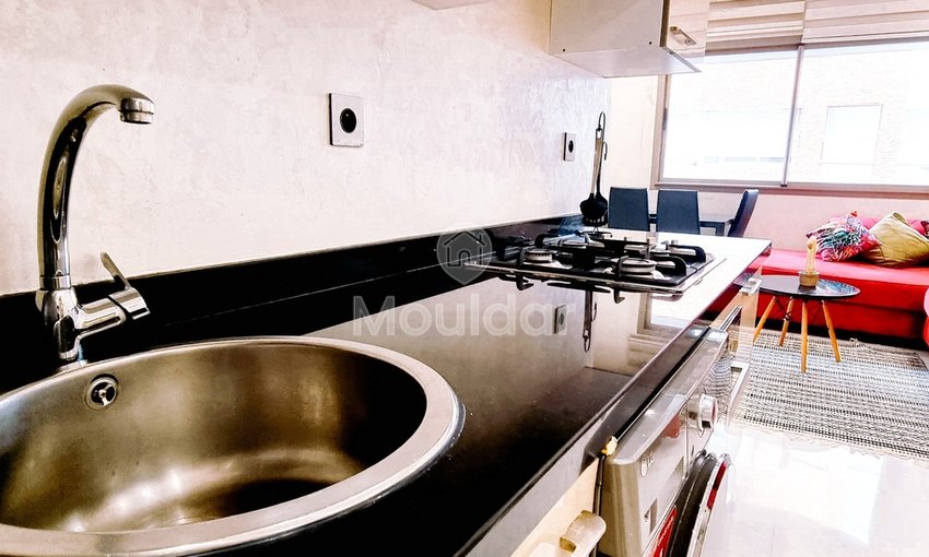 استوديو حديث للإيجار في المعاريف، الدار البيضاء - غرفة نوم واحدة - view 8