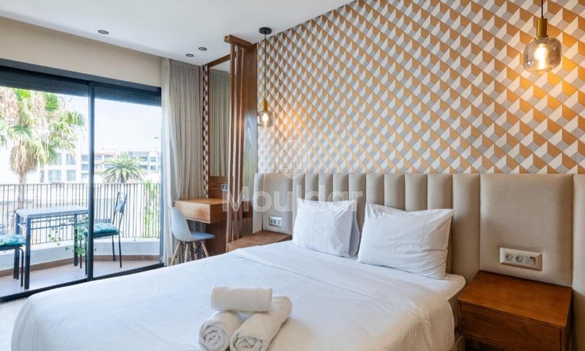Moderne studio te huur met balkon in Casablanca - Palmier - view 3