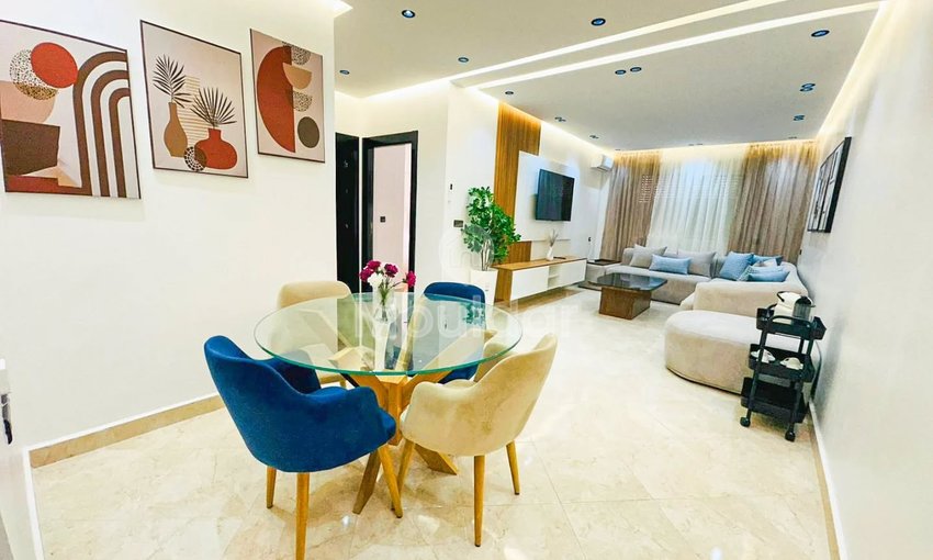 Ontsnap naar Tanger: Appartement met 2 Slaapkamers, Balkon en Beveiliging - view 3