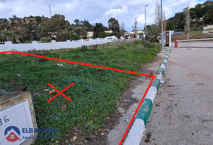 Magnificent land for villa in Tangier Boukhalef