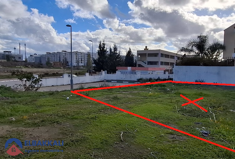 Magnificent land for villa in Tangier Boukhalef