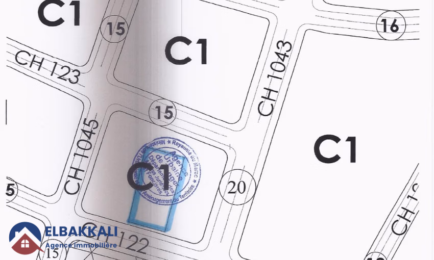 Land for Sale in the Heart of Tangier - 911 m² Ready to Build