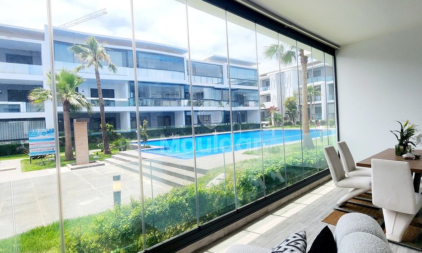 Gemeubuleerd Appartement Te Huur in Dar Bouazza met Balkon - view 3