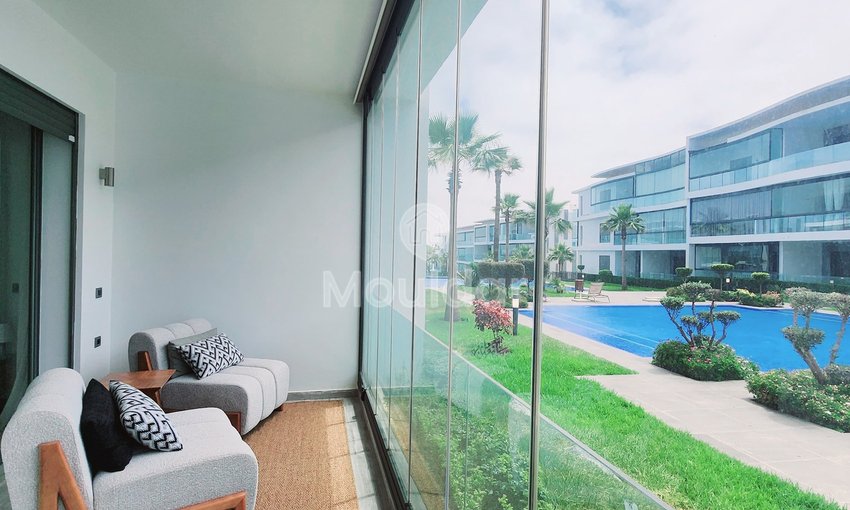 Gemeubuleerd Appartement Te Huur in Dar Bouazza met Balkon - view 4