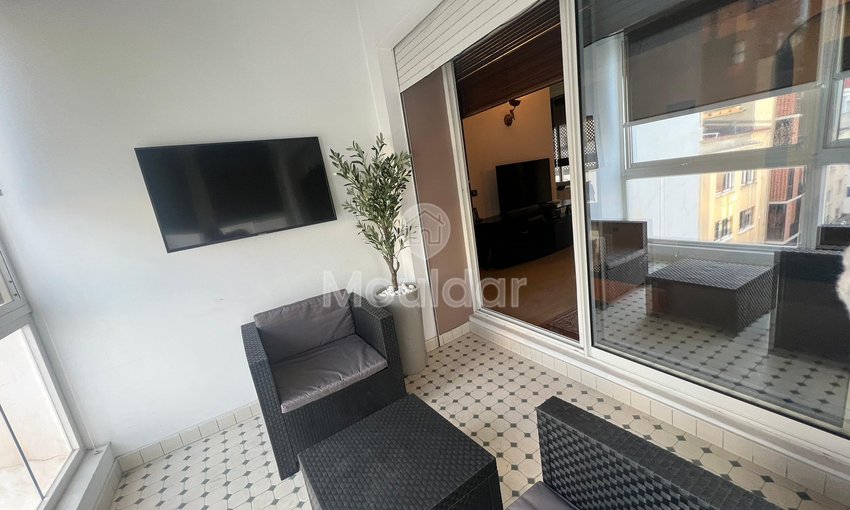 Bel Appartement Meublé a Casablanca Gauthier con Balcone e Sicurezza - view 6