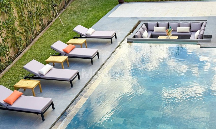 الهروب إلى مراكش: فيلا فاخرة مع مسبح وحديقة - view 16