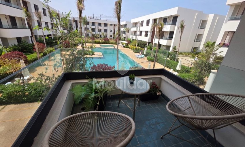 Appartement 2 Chambres à Louer avec Piscine à Aïn Diab - view 11