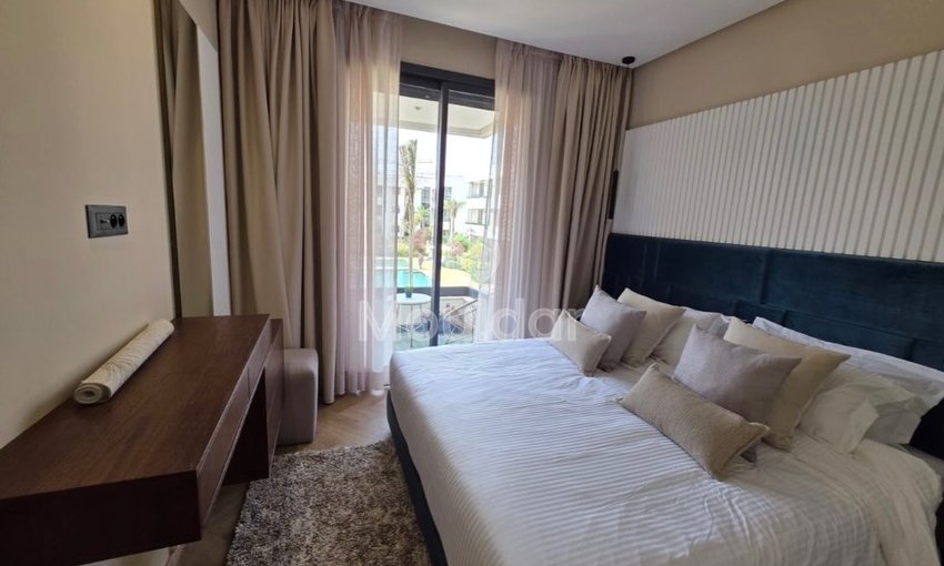 Appartement 2 Chambres à Louer avec Piscine à Aïn Diab - view 6