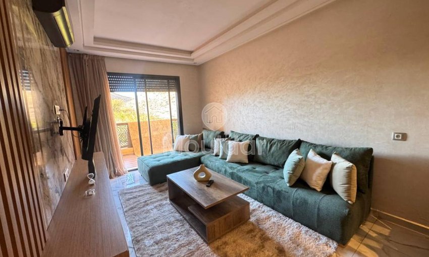 Furnished Apartment for Rent: 2 Bedrooms with Terrace in Marrakech - view 2