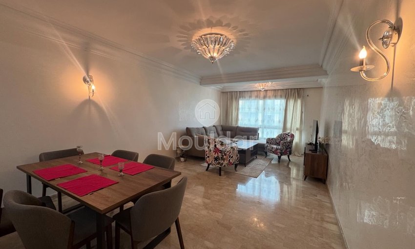 Appartamento in affitto a Casablanca Gauthier: 2 camere da letto - view 3