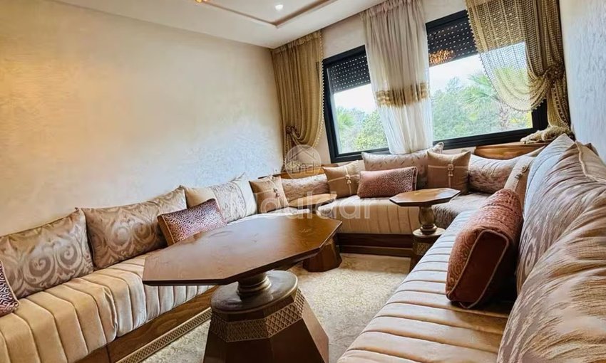 Kénitra'da Kiralık Daire: 2 Yatak Odası ve Balkon ile - view 3