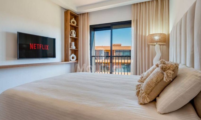 Gemeubileerd Appartement Te Huur in Marrakech met Zwembad en Tuin - view 9