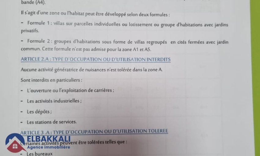 Terreno en venta en Tánger montado Jbel Kbir: 907 m² ideal - view 3