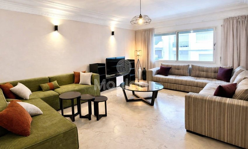 Apartament de închiriat în Casablanca, cartierul Racine. - view 2