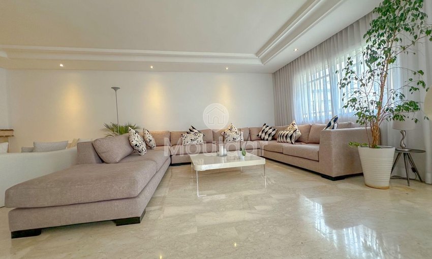 Te huur appartement in Casablanca, wijk Racine