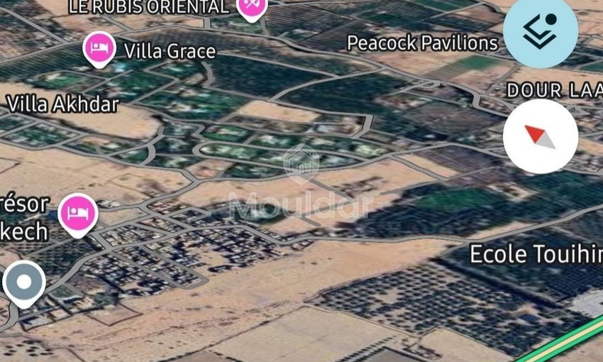 Marrakeş'te Satılık Arsa, Ouarzazate Yolu - view 4