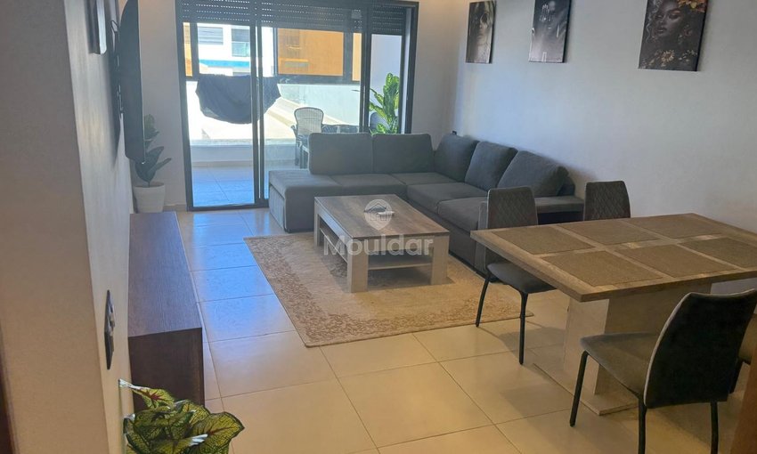 Garsonieră de închiriat în Mehdia, 56m², etajul 1 cu balcon - view 5