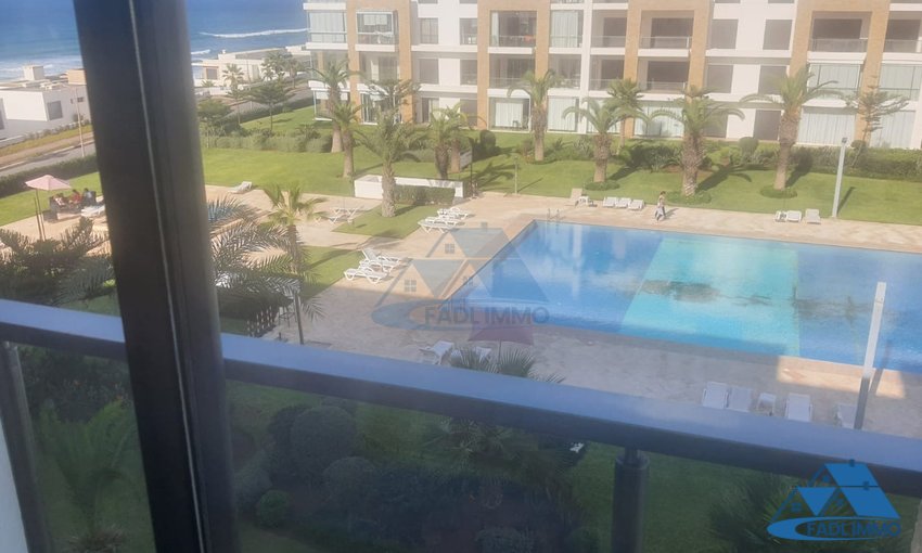 Apartament Mobilat de Închiriat pe Plaja Națiunilor Bouknadel - view 2