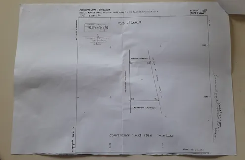 Titled land for sale for villa construction