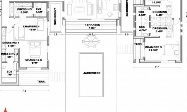 Villa for sale with terrace — Marrakech, Route de Fès - 9
