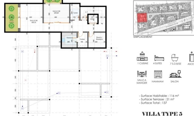 Villa for sale — Marrakech, Route de Tahanaoute - 6