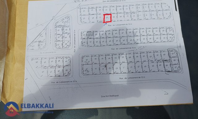 Terrain titré en lotissement à vendre — Tanger, Gourziana