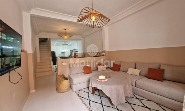 Vila para alugar em Guéliz, Marrakech – 2 quartos, térreo.