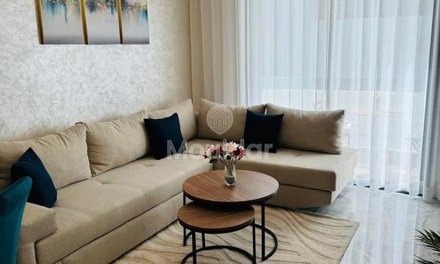 شقة مفروشة مع شرفة للإيجار في واحة