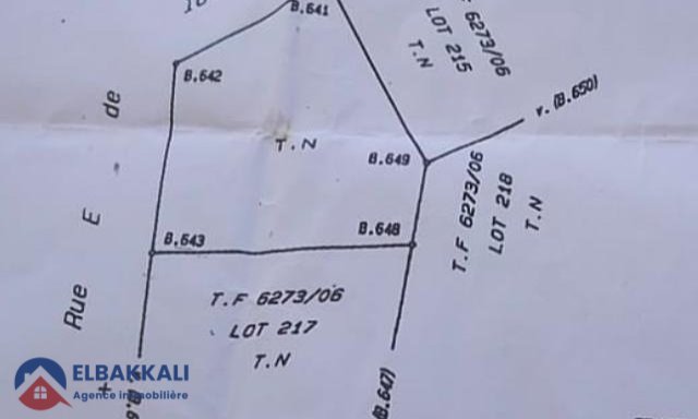 Terrain à Vendre à Tanger : Idéal pour Votre Villa Rêvée ! — Tanger, Moujahidine