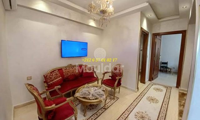 Bonito apartamento para alugar, mobiliado, localizado no bairro Acharaf em Marrakech. Detalhes do apartamento: - Tipo de imóvel: apartamento - 2