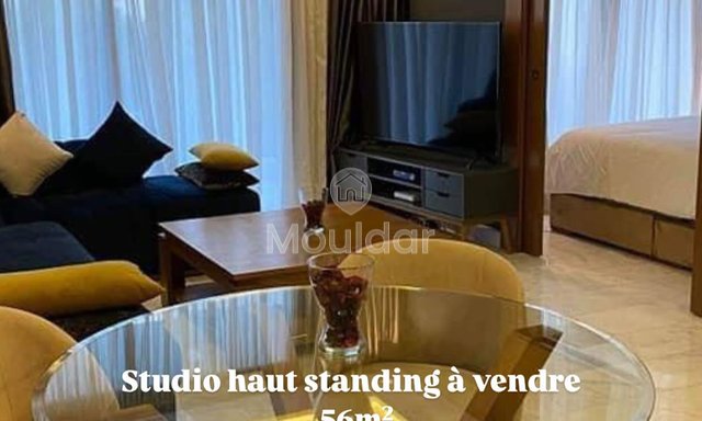 استوديو ساحر للبيع في الدار البيضاء، غرفة نوم واحدة، 56م²