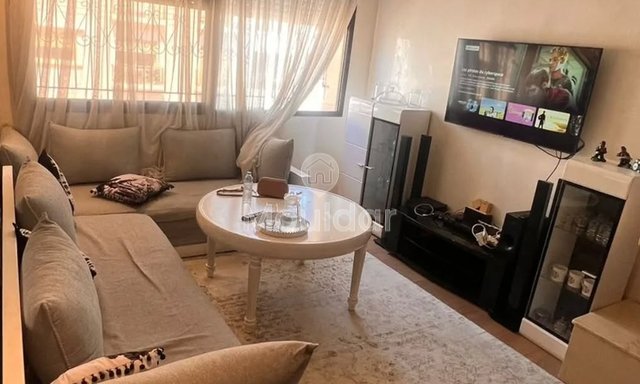 Casablanca Bourgogne'da kiralık 90 m²'lik Şirin Daire