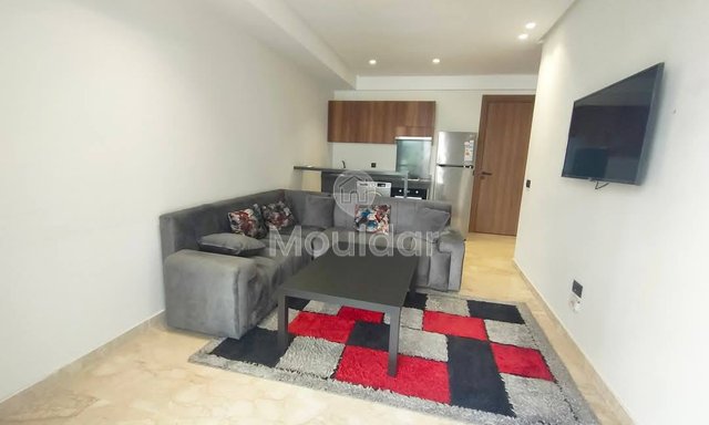Belissimo appartamento con 1 camera da letto in affitto a Maarif, Casablanca - 2