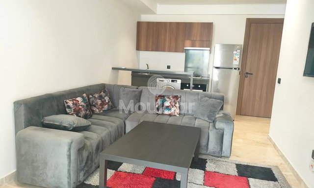 Belissimo appartamento con 1 camera da letto in affitto a Maarif, Casablanca