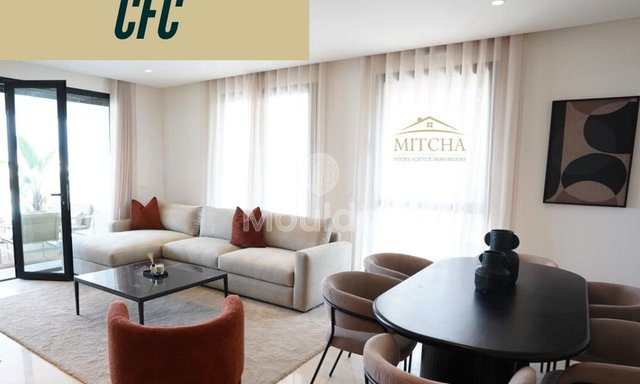 شقق للإيجار في مدينة الأموال بالدار البيضاء: 115م² عصرية