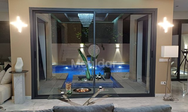 فيلا فاخرة للإيجار في مراكش - 4 غرف نوم واسعة - 4