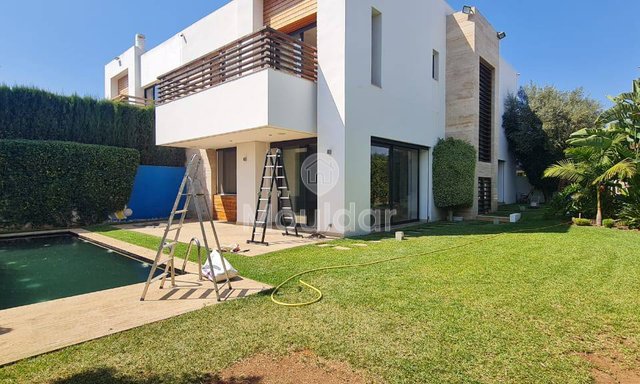 Ruime villa te huur in Bouskoura - Green Town