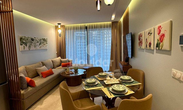 Charmantes Apartment zur Miete in Tanger – Malabata mit Balkon