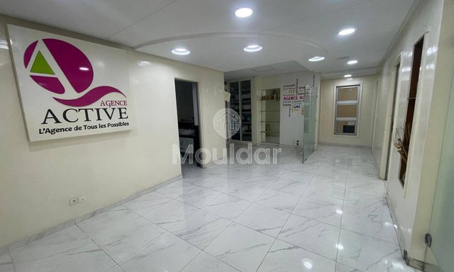 مكتب للبيع في الدار البيضاء: مساحة مثالية تبلغ 121م²