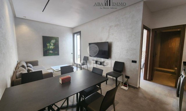 شقة عصرية للإيجار في بوسكورة مع شرفة وإنترنت واي فاي