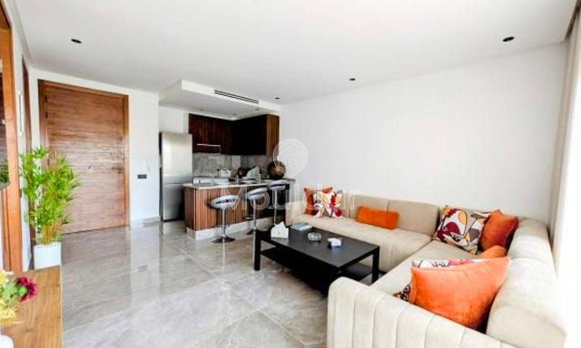 ستوديو مفروش للإيجار في مدينة الدار البيضاء المالية مع شرفة