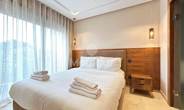 شقة مكيفة في الدار البيضاء - بالم مع شرفة جميلة - 4